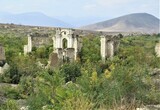 第1次紛争でアルメニアが占領し、第2次ナ紛争でアゼルバイジャンが奪還したフュズリの街。完全に廃虚と化している［2022年11月］