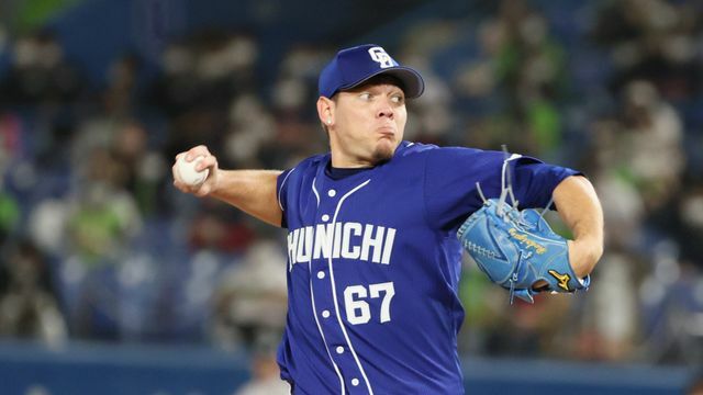 ブルージェイズに入団する元中日のロドリゲス選手（写真：時事）