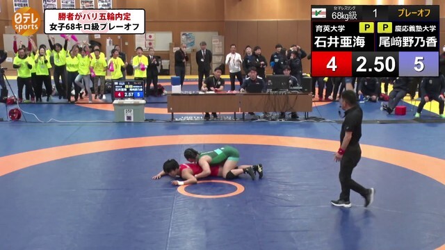 レスリング パリ五輪代表選考68キロ級プレーオフ