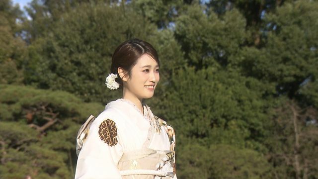 晴れ着姿を披露した髙橋ひかるさん