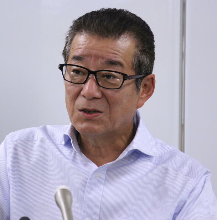 「さらに私権制限をできるかどうかの議論をしなければならない」と松井市長