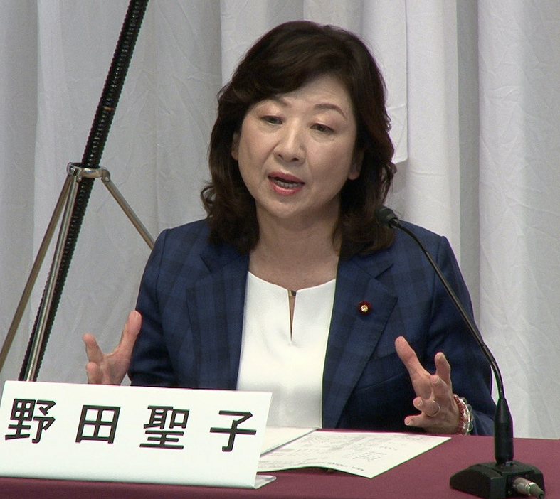 「（岐阜県議立候補時に）演説のやり方を教えてくれたのが岐阜市連の青年部の仲間たち」と野田氏