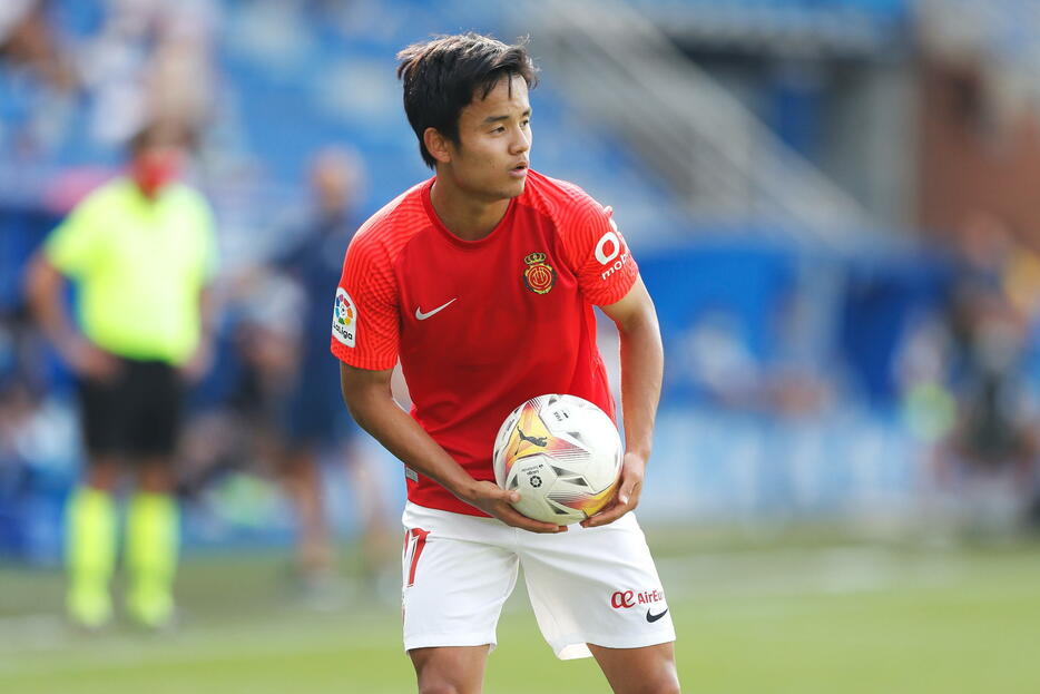 マジョルカ復帰の久保建英がW杯アジア最終予選に向けての覚悟と決意を語った（写真：ムツ・カワモリ/アフロ）