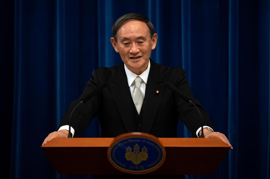 菅政権に「菅官房長官」はいない…（写真：代表撮影/ロイター/アフロ）