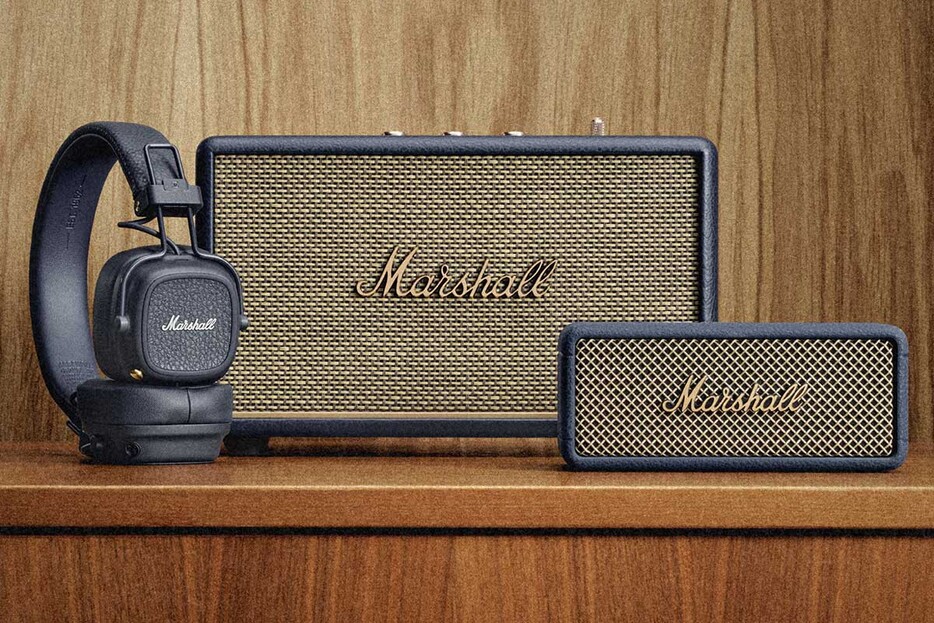 Marshall ヘッドホン&スピーカー Marshall、ヘッドホン・スピーカー3モデルに新色「Midnight Blue