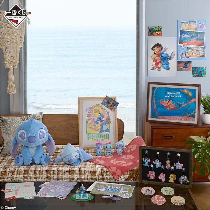 リロ＆スティッチ」一番くじ発売、ビッグサイズのスティッチ