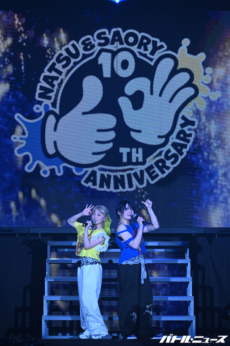 なつぽい＆安納サオリデビュー10周年記念大会はライブありダンス