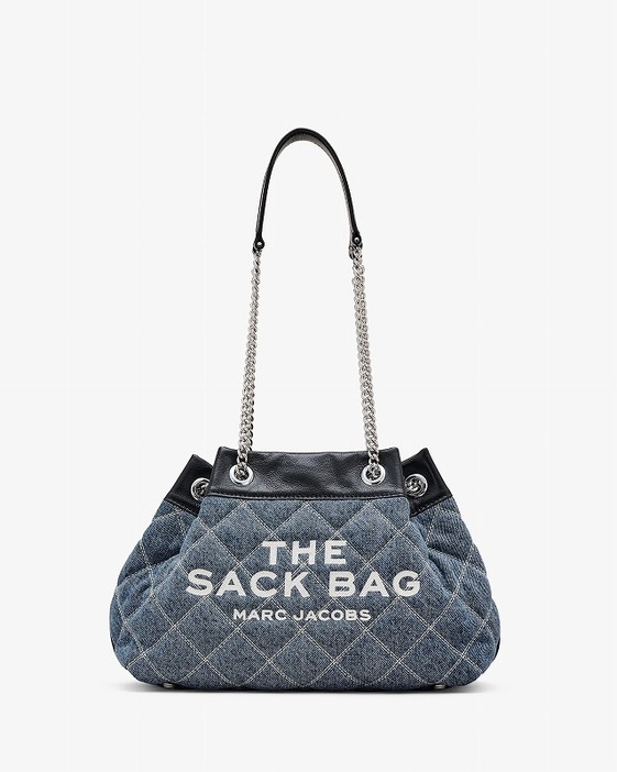 関税無 MARC JACOBS ザ キルテッド デニム チェーン サック M マーク ジェイコブス】この夏、街の視線を集める「ザ キルテッド