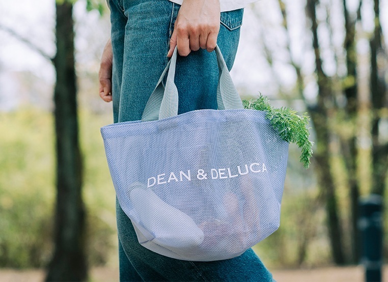【新品】DEAN&DELUCA 2025年　限定　トート　Lライラック DEAN & DELUCA「メッシュトートバッグ」2025年の限定色