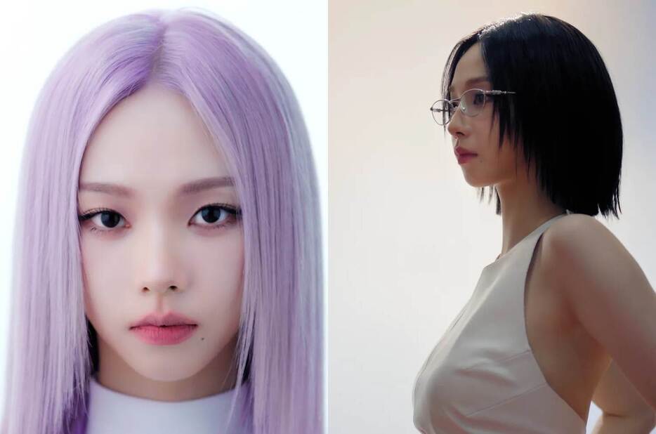 美品 YVMIN イヴミン aespa カリナ クリスタル リムレス サングラス 美品 YVMIN イヴミン aespa カリナ クリスタル リムレス