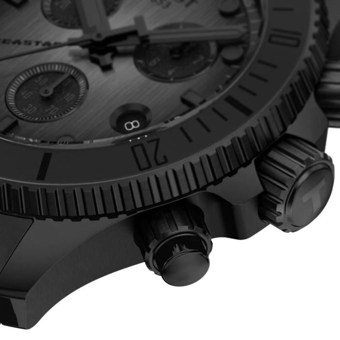 爆売り！ 小ぶりな38mm、オールブラックなど全6種【300m防水クロノグラフ 時計