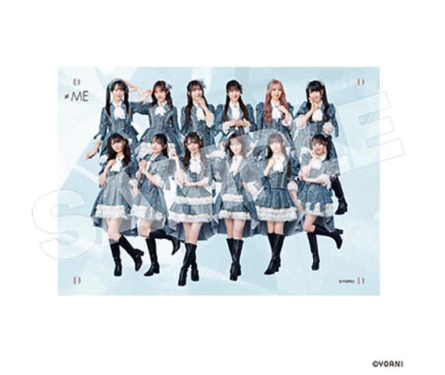 MEくじ　A賞ビジュアルミラーパネル ≠ME“初のくじ”登場へ！ メンバーが大集合した「ビジュアル