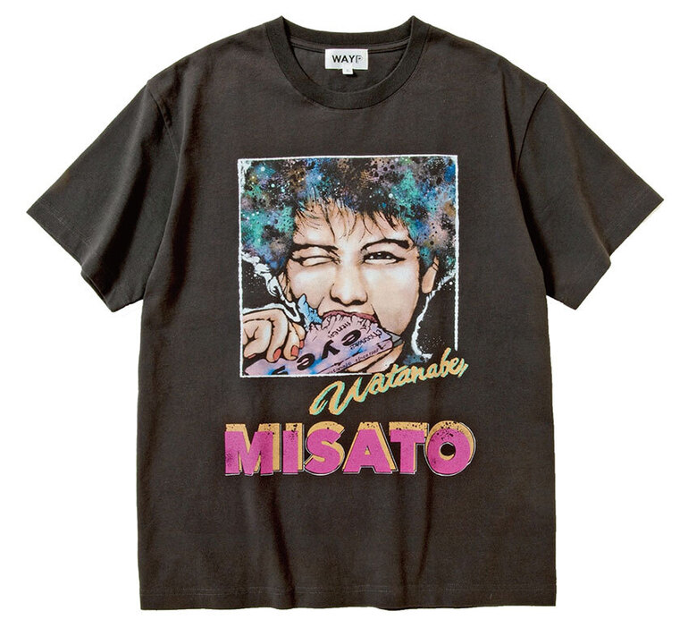 新品未使用 渡辺美里 2009−2010 25周年Tシャツ フリークス ストアから特別登場！J-POPの伝説・渡辺美里さんの“ジャケ