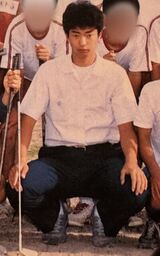 高校の卒業アルバムに掲載されたゴルフ部の稲葉容疑者