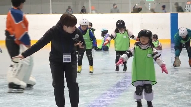 金メダリストの小平奈緒さんが「先生」 子どもたちを指導 長野市で