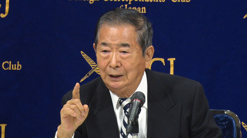 元東京都知事の石原慎太郎氏