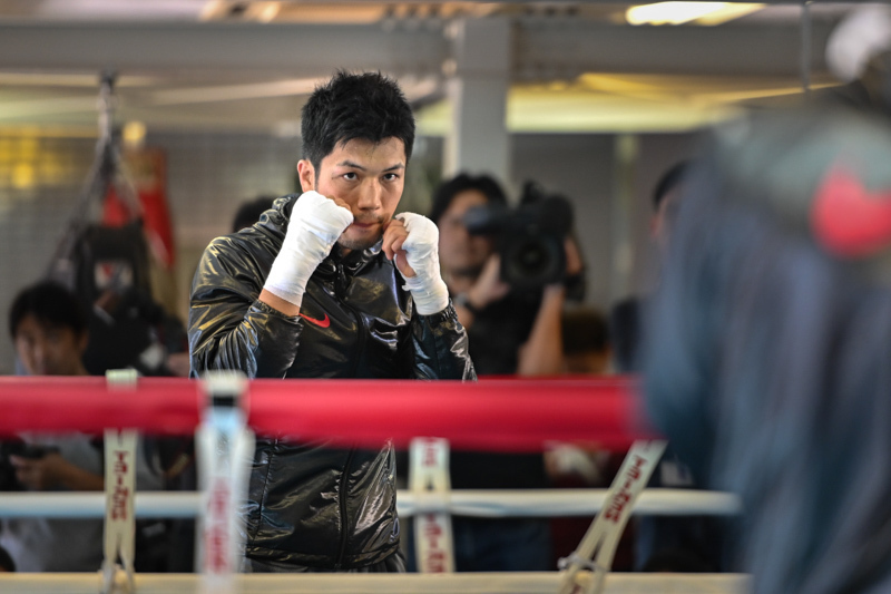 さっそく練習を再開した村田は一撃必殺のパンチを取り戻したいという(写真・山口裕朗）