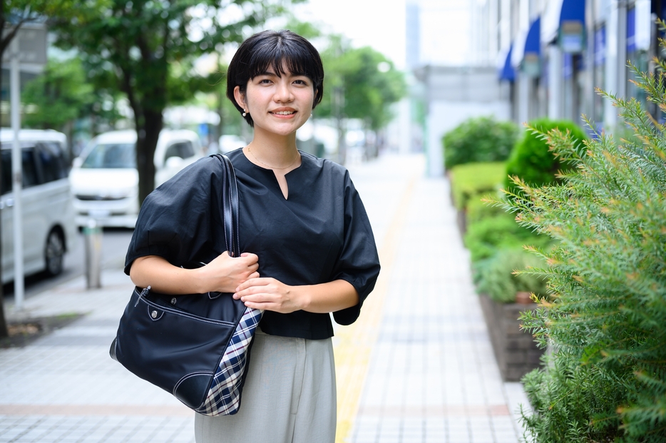 瀧本くるみさん。大学3年生のとき、高校時代から仲の良かった友だちに「死にたい」と打ち明けられた経験からゲートキーパー講座を受け、ボランティアとして関わるように