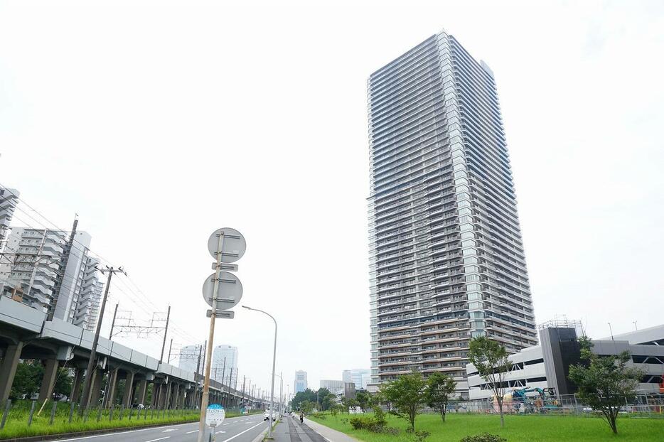 千葉市の事故現場のマンション