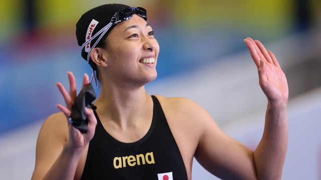 50m平泳ぎで自己新の鈴木聡美選手(写真:YUTAKA/アフロスポーツ)