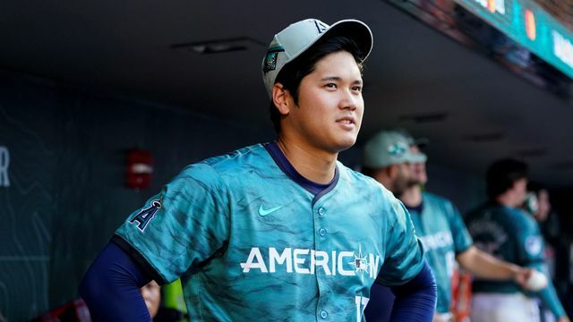 MLBオールスターに出場した大谷翔平選手(写真：AP/アフロ)