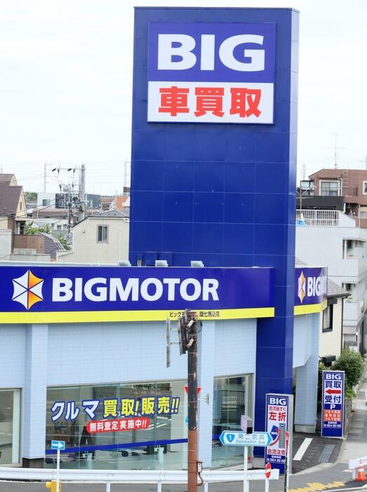［写真］ビッグモーターの店舗（写真：つのだよしお/アフロ）