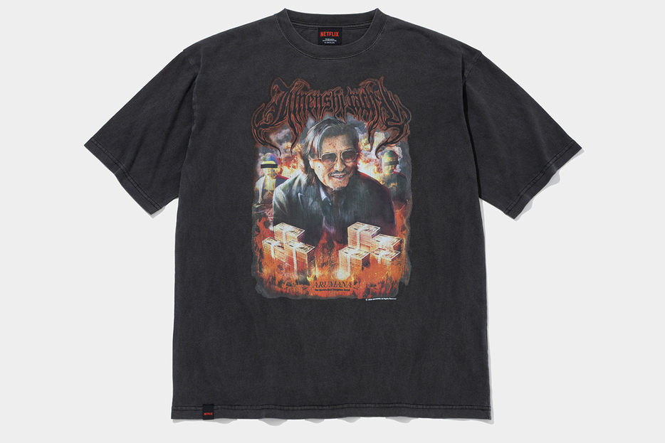 NETFLIX 地面師たち　Tシャツ　ハリソン山中プリント NETFLIX 地面師たち Tシャツ ハリソン山中プリント - メルカリ