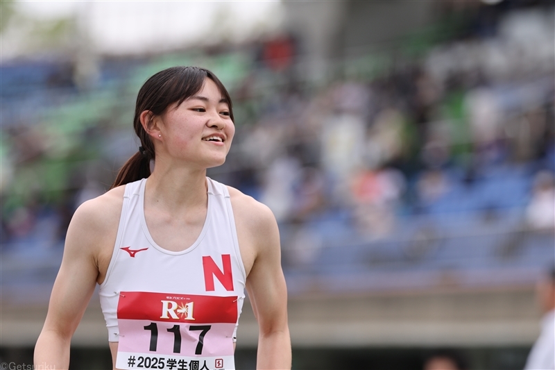 ﾀﾈﾙ 舞璃乃 準決勝 女子400mH 日本学生個人陸上2024 - YouTube