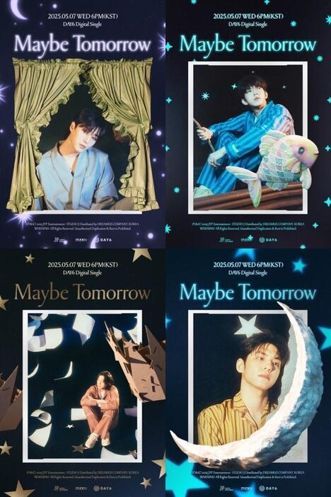 DAY6、デジタルシングル「Maybe Tomorrow」ポスター