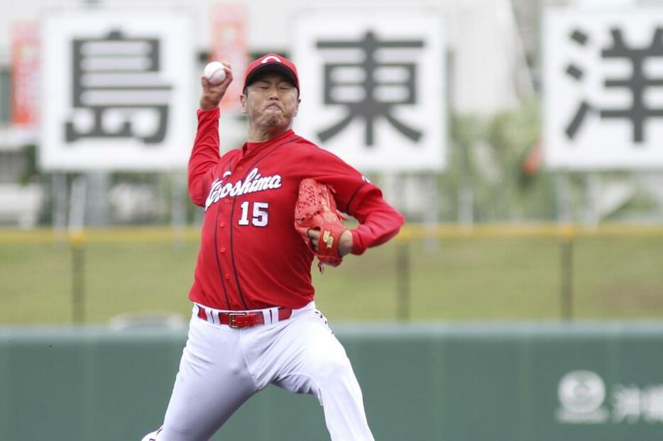 広島の快進撃の裏に黒田、新井の有形無形の支えがあり。（写真・黒田史夫）