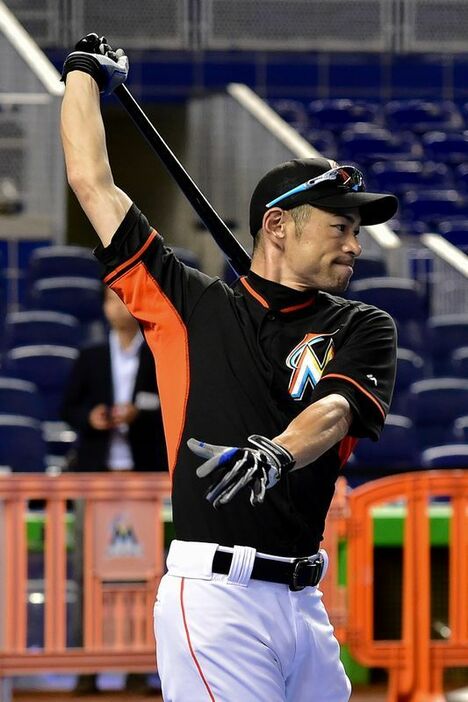 イチローが3000本を何で決めるかも話題になっている（写真：USA TODAY Sports/アフロ）