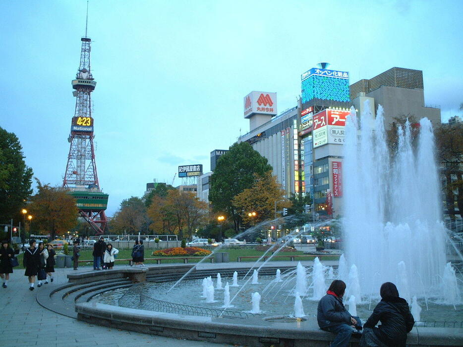 2003年当時の札幌大通公園（撮影：森健）