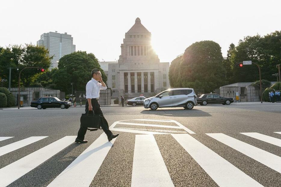 [写真]二大政党制を目指した選挙制度は曲がり角に来ているのだろうか（Rodrigo Reyes Marin/アフロ）