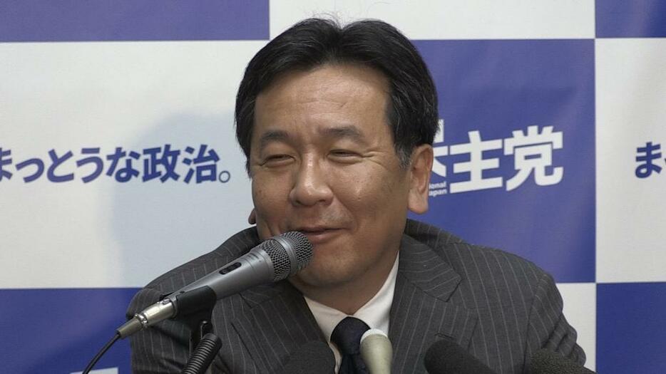 立憲民主・枝野代表が初の定例会見（THE PAGE)