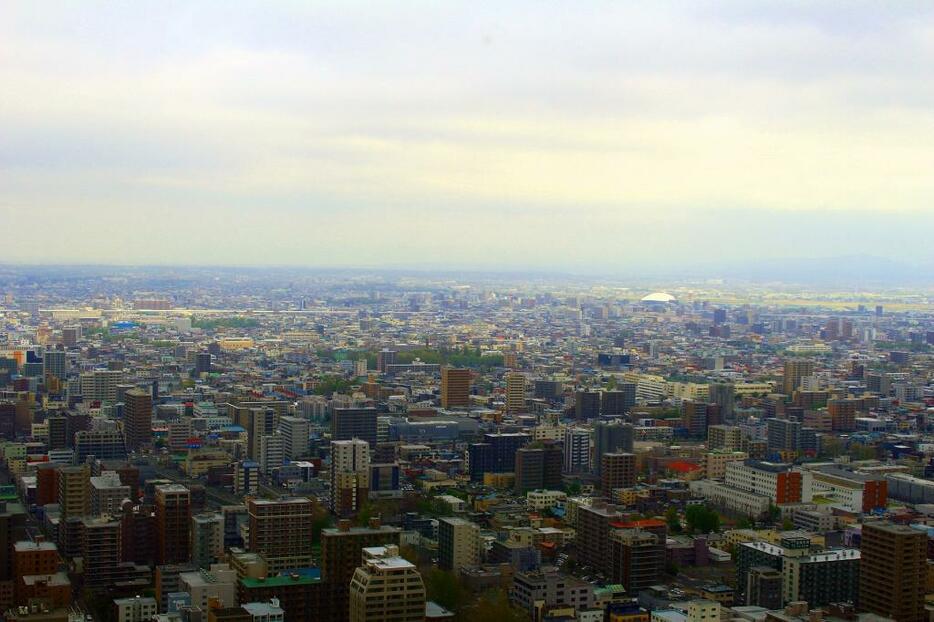 曇り空でもこの景色（北側）