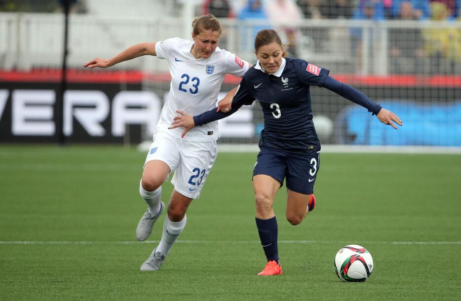 FWエレン・ホワイト（23番）。前回W杯の日本戦でゴールを決めている＝2015年6月9日（写真：USA TODAY Sports/アフロ）