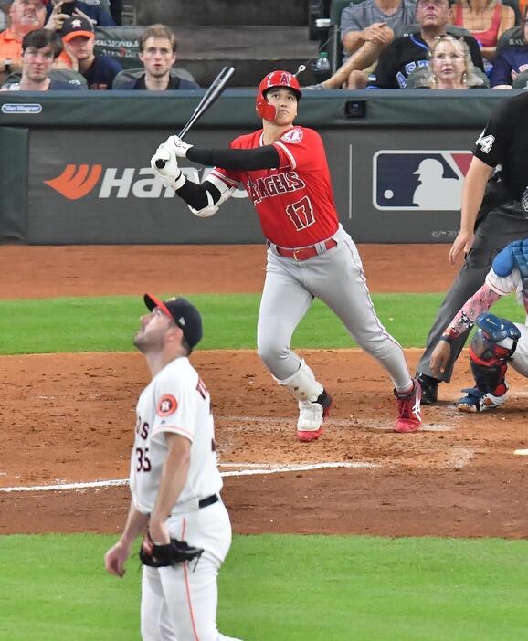 ライバル投手の大谷翔平への攻略法に変化が見える(写真・アフロ）