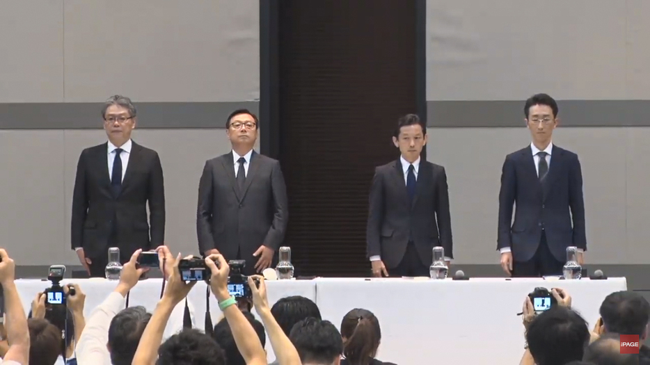左から、田口氏、後藤氏、清水氏、奥田氏