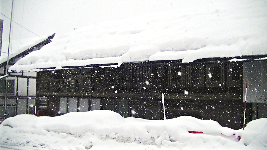 [写真]豪雪の鬼無里地区（2月11日）