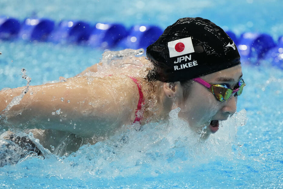 難病を克服し、素晴らしい泳ぎを見せた池江璃花子（写真：USA TODAY Sports/ロイター/アフロ ）