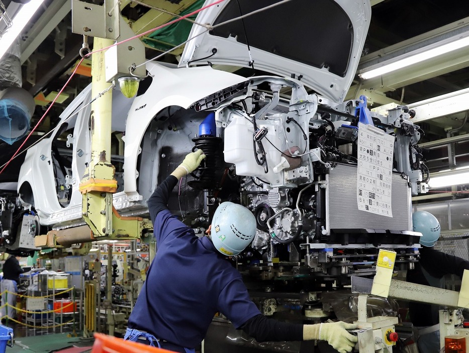 [資料写真]6月の鉱工業生産では自動車工業が＋22.6％と大幅に反発した（つのだよしお/アフロ）