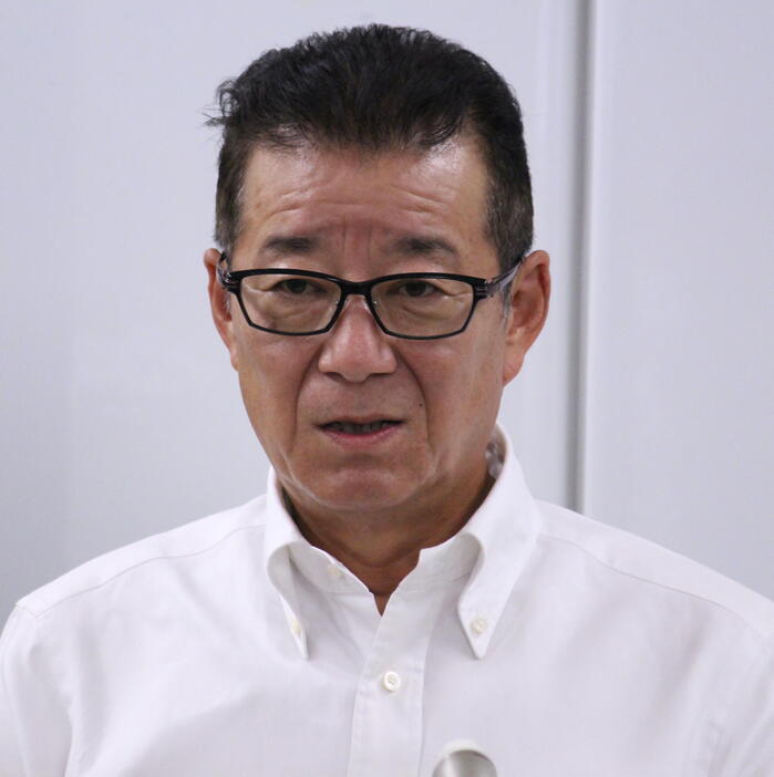 野党4党の共通政策合意について「選挙目当ての野合、談合としか見えない」と松井市長