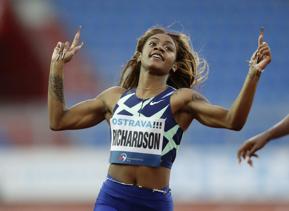 女子100mの東京五輪代表に内定していた“新最速女王”のリチャードソンがドーピング禁止薬物のマリファナ使用を認める衝撃告白(写真・ロイター/アフロ）