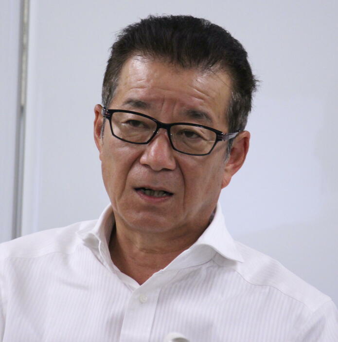 再出馬報道のある池田市の冨田市長について「サウナよりも一番問題なのはパワハラ。これはやっぱり法律で罰せられる話ですから」と松井市長