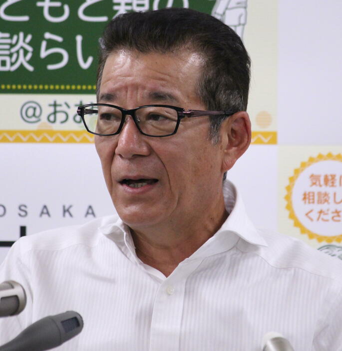 東京五輪について「感染対策やりながら観客をやっぱり入れてあげればいいんじゃないかな」と松井市長