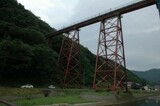 山陰本線の余部鉄橋（筆者撮影）