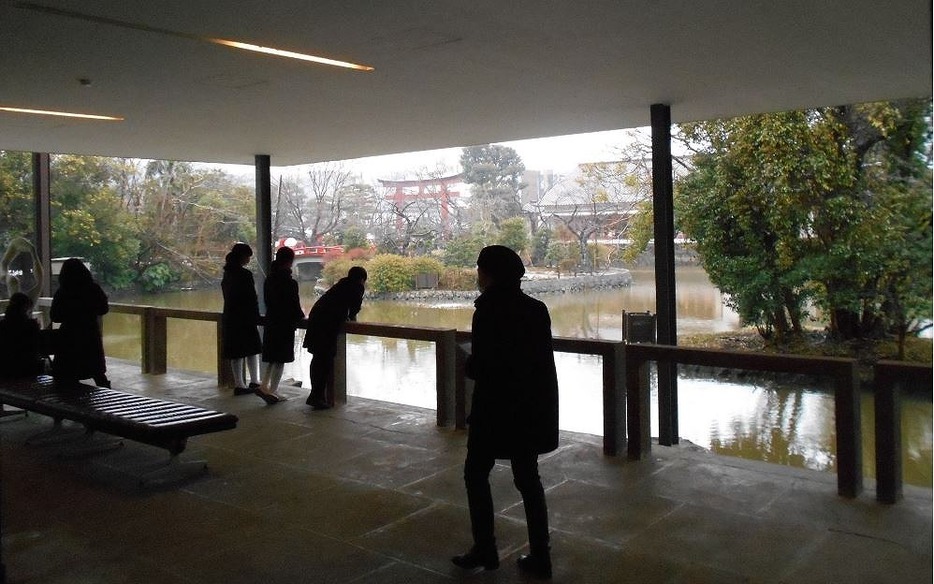 [写真]水辺や四季の庭も楽しめた美術館・鎌倉館