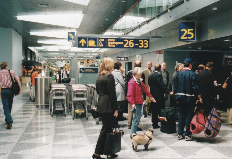 フィンランド・ヘルシンキの空港（著者提供）