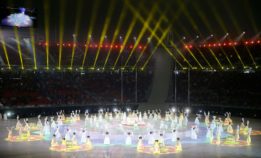 平昌パラリンピックの開会式（写真・ロイター／アフロ）