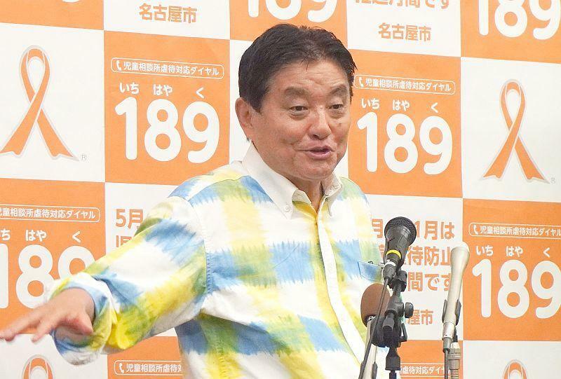 ［写真］名古屋市の河村たかし市長＝22日午前、名古屋市役所で